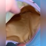 Ipsy April 2020 Abstract Orchid Floral Print Mauve Purple Wood Pull Cosmetic Bag Photo 10