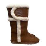 Michael Kors Alina Chestnut Brown Faux Fur Lined Boots 5 Photo 12