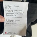 calvin klein NWT  Women suit pant flat front stretch slim fit Size 20 Black Photo 3