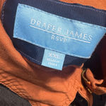 Draper James  RSVP Jacket Full zip Burnt Orange Lightweight Cotton Utility Safari Photo 4