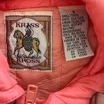 Kriss Kross Pink Silk Blend Quilted Bomber Jacket Women's Size S oversized Size M Photo 5