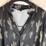 Cowgirl Hardware Button Down Western Wear‎ Top Size 1X Black Photo 2
