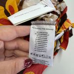 Faithfull the Brand Pants Womens Small Orange Celvia Ulani Floral Wide Leg Photo 5