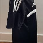 Adidas Climacool V-neck short sleeve black athletic soccer jersey top, size M Photo 2