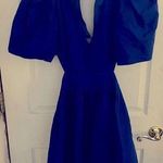 Banana Republic  Royal Blue cut out plunging neck line dress women’s size 2 Photo 0