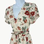 Christy Dawn Autumn Wrap Floral Maxi Dress | Sz Small | Red Anemone Garden Photo 7