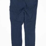 COS  Cotton Stretch Mid Rise Ankle Crop Side Zip Detail Skinny Casual Pants 8 Photo 3