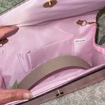 Satin Metallic Purse Shoulder Bag Shiny Chain Pink 9”x6”x2.25” NWT Photo 1