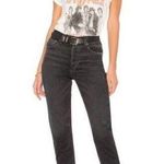 AGOLDE Jamie Jeans Straight Leg Gray Black Size 27 Revolve Photo 0