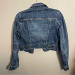 Old Navy  Denim Jacket Cropped Patch Elbow Vintage Photo 1