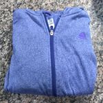 Adidas  Ultimate Hoodie Blue Zipper Sweatshirt Size Med GUC #3181 Photo 6