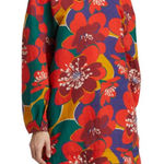 Something Navy floral open back minidress XS Photo 0