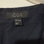 COS  Elegant Black Sleeveless full skirt Dress size 44 = US 14 Photo 5