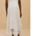 Farm Rio NWT  White Swan Lake Guipure Midi Skirt Size S Photo 1