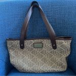 Ralph Lauren Vintage Signature Khaki Brown Medium Satchel Tote Handbag Photo 1