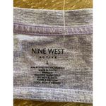 Nine West  Shirt‎ Womens Lavender NWT Yoga Gym Wicking Cutout Back $46 New! Photo 5