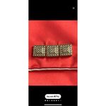 Christian Dior Vintage red silk lingerie scarf pouch. Photo 5