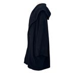 Vintage MARELLA ITALY Wool Angora Shawl Hooded Collar Coat Jacket Size 10 Black Photo 12