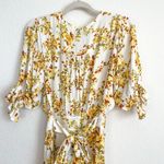 Faithfull the Brand  Goldie Yellow Floral Rafa Midi Dress Photo 8