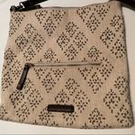 Lucky Brand  Canvas Crossbody Diamond Design Hobo Southwestern Bag Photo 1