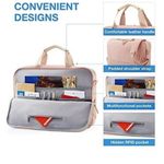 Tan and Pink Laptop Case Durable Accessory Photo 4