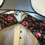 WAYF  Black Floral Long Sleeve Dress Photo 6