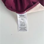 Balera Dancewear  Burgundy Leotard with thin straps and twist open back. Size Small Photo 4