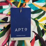 Apt. 9 NWT  Batik Halter Tankini Top Multicolor Tropical Ruched Size 1X New Photo 7