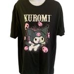 Sanrio Bioworld  Kuromi Womens T Shirt Black Pink Size 2XL Hot Topic Photo 0