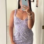 Aeropostale purple floral mini dress Photo 0