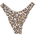 Aerie  Leopard Print High Waisted Bikini Bottoms Swimsuit Size L Photo 1