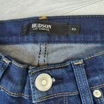 Hudson Jeans Amelia Cuffed Bermuda Knee Shorts Blue Size 23 NWT Photo 4
