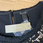 J.Crew  Black Lace Tweed Tank Top Photo 5