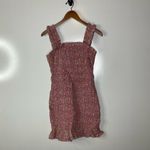 Free The Roses  All Over Smocked Ruffled Mini Dress Size Xsmall Photo 4