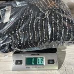 IRO French Designer  Diana Tweed Jacket Black Silver Fringe Puff Sleeves Paris Photo 9