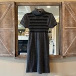 Sweater Project  Dress Fit and Flare Gray Turtleneck Womens fits Small to Medium Photo 2
