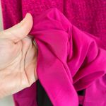 Lela Rose Metallic Pink Knit Tweed Sleeveless A Photo 5