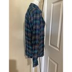 Jack Wills  Blue Plaid Boyfriend Fit Button Up Shirt 8 Photo 2