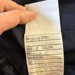 Mori Lee   Madeline Lace and Satin Bridesmaid Dress with V-Back Navy Blue 8 Photo 7