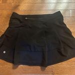 Lululemon Pace Rival Skirt Black 6 Photo 0