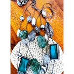 Vintage Beaded Necklace Triple Standed 22 inch 2 inch extender NY Mark … Photo 8