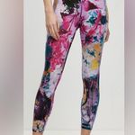 Sweaty Betty  Super Sculpt 7/8 Yoga Leggings Size Medium  Water Color Photo 3