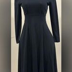 Liz Claiborne Liz Clairborne Black Vintage 90’s Classic Retro Dress With Shoulder Pads Sz 6 Photo 0