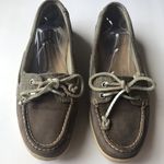 Sperry Firefish Metallic Sparkle Plaid Boat Shoes Photo 3