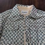 Steve Madden  checker sequin shirt jacket Photo 1