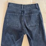 Everlane  High Rise Straight Jeans Faded Black Size 26 Ankle Photo 4