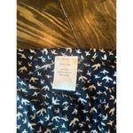 Twee Preppy Costal Beach Vacation Loose Comfy Top Women 14 Neutral Academia Blue Photo 1