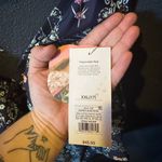 Agua Bendita Juniors  Floral One Piece - Navy Blue with Flowers Photo 3