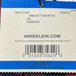 Anne Klein Red and Black Patterned Top Size XL Photo 11