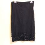 French Connection Black Sequined Pencil Skirt 6 Photo 2
